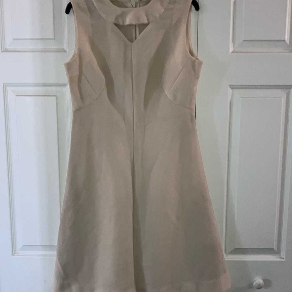 Vintage Cream Sleeveless Dress